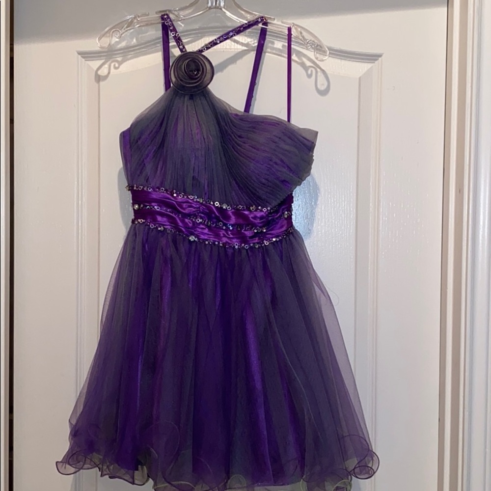Purple Cocktail Dress